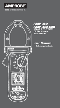 Thumbnail of document Manual - AMP-330 1000 A AC/DC TRMS Motor Maintenance Clamp Meter